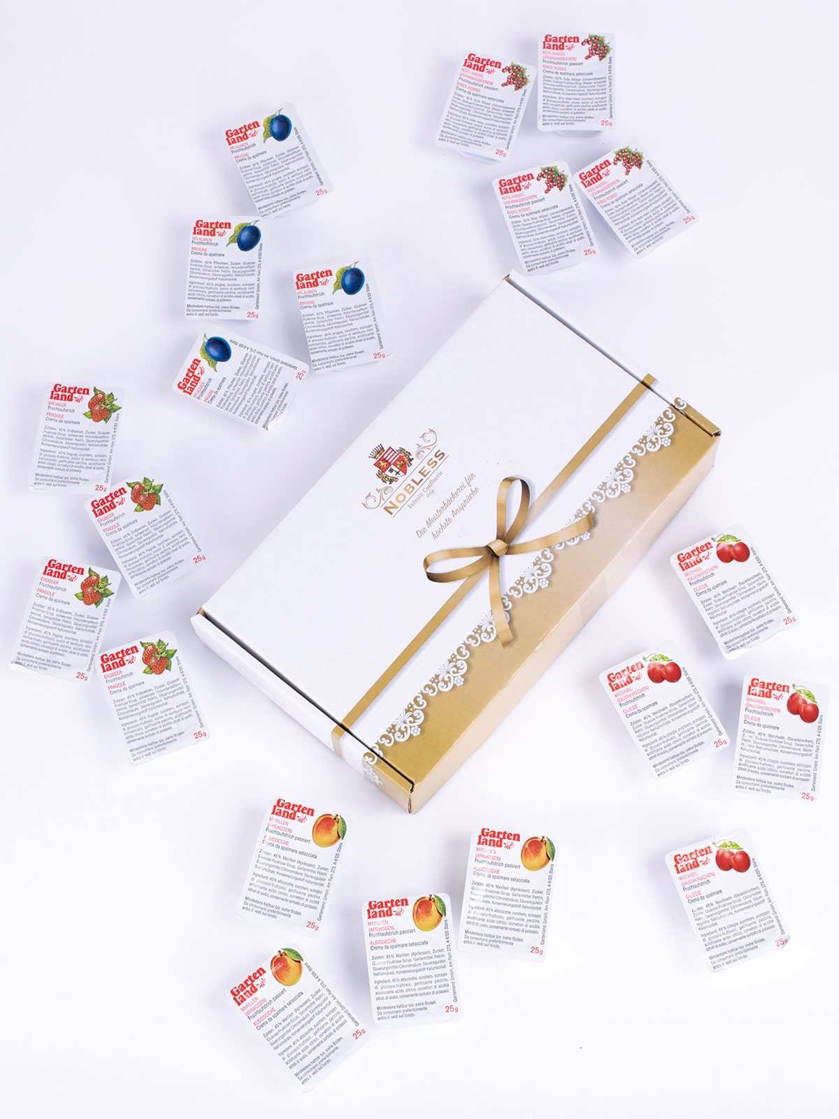 Frühstücks-Konfitüren, 20 x 25 g Portionspackungen