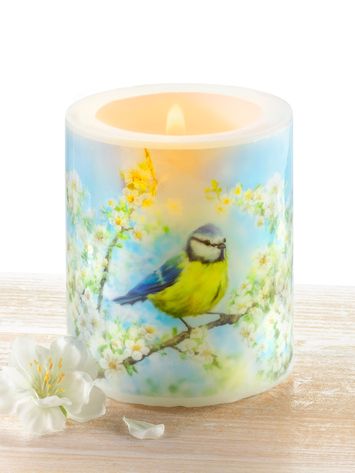 Kerze „Blaumeise“