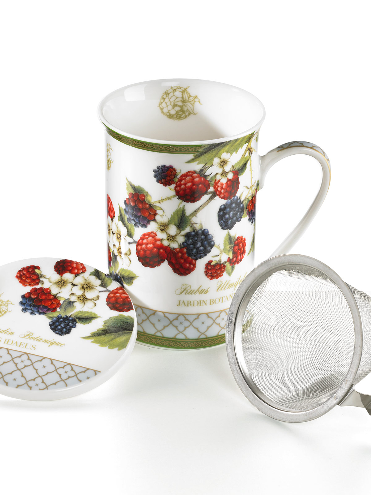Deckelbecher mit Sieb „Brombeere“