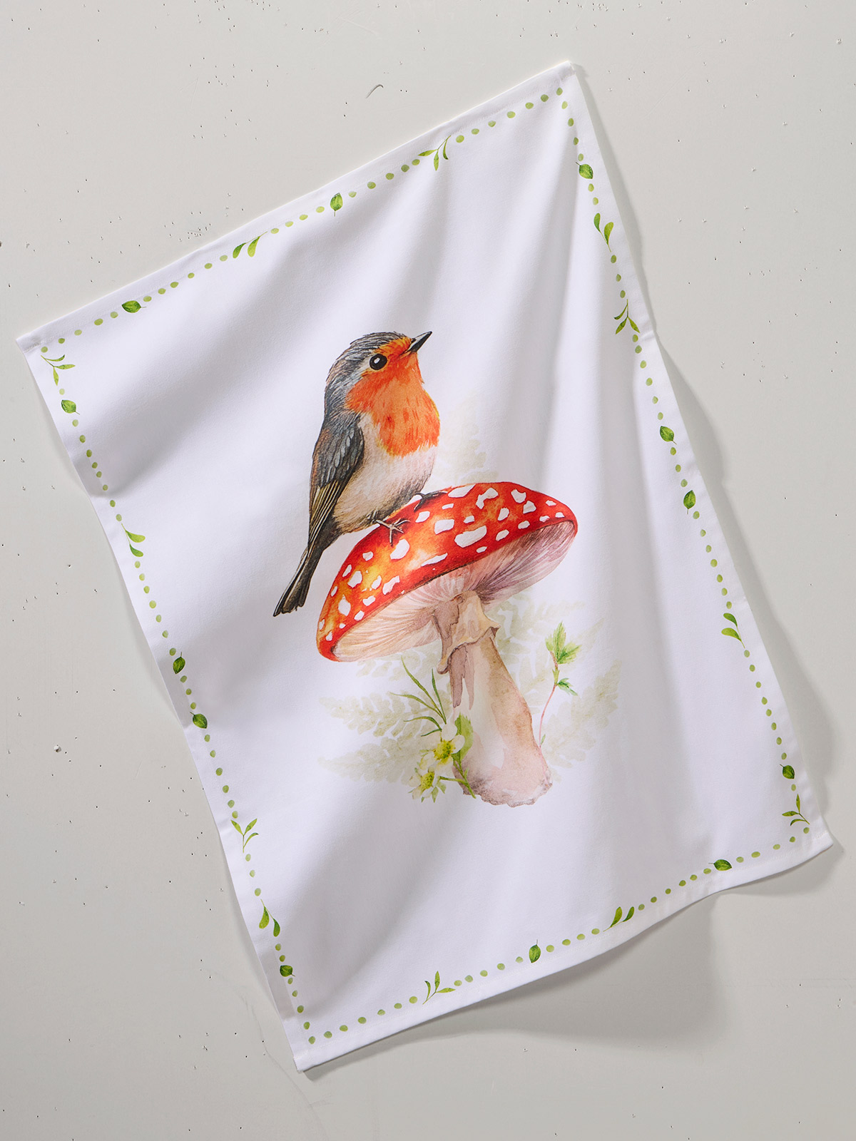 Geschirrtuch „Rotkehlchen“