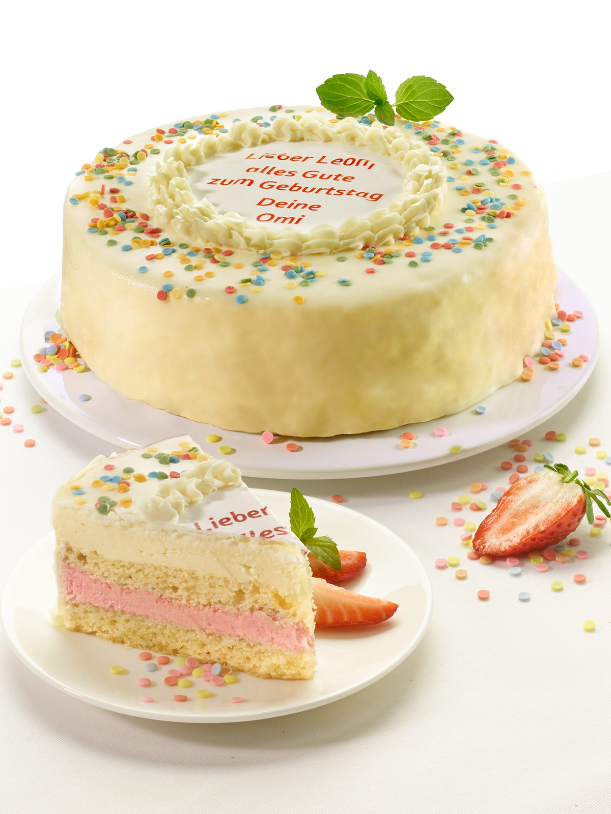 Konfetti-Wunschtorte
