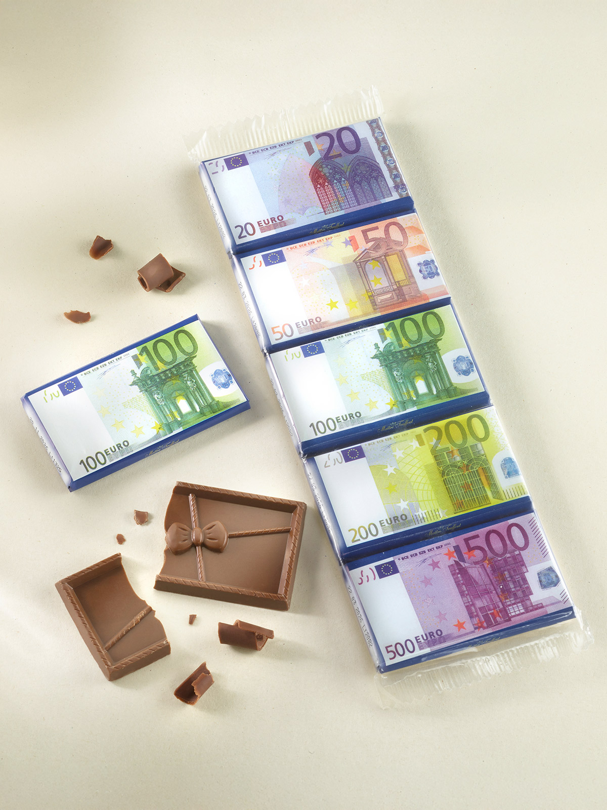 Milchschokolade „Geldsegen“