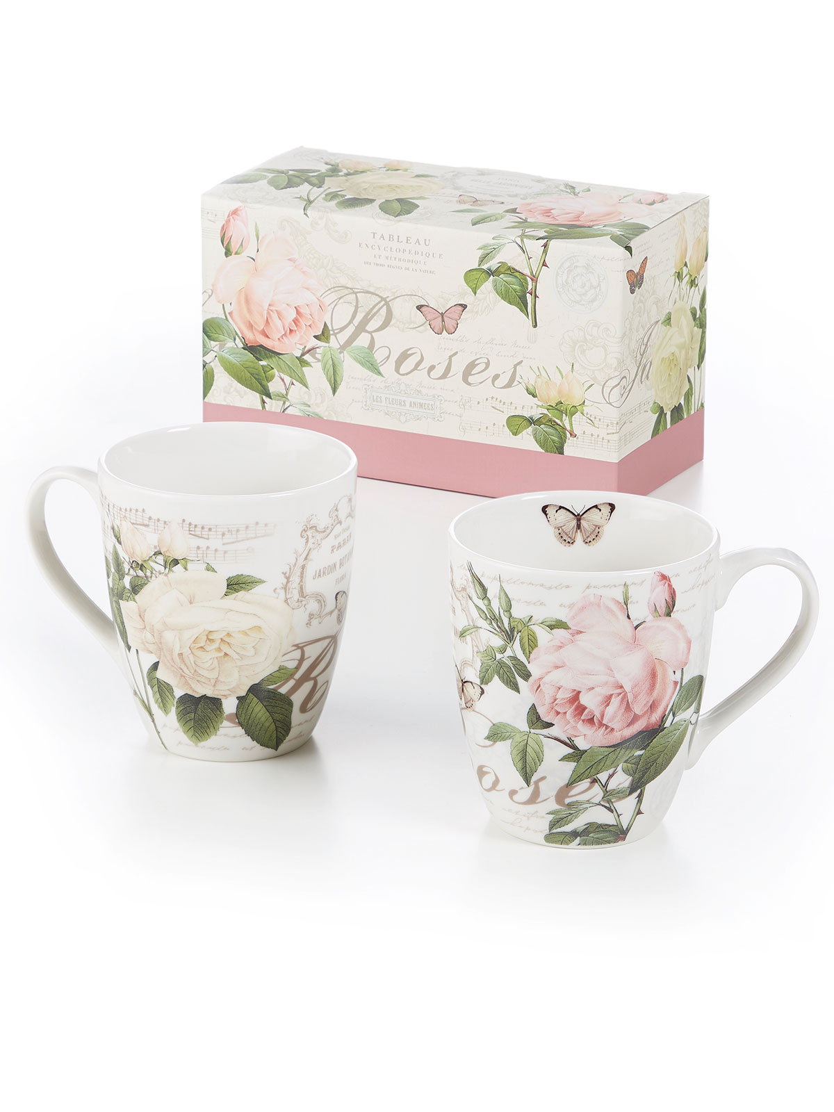 Geschenkbox Becherduo „Rose“