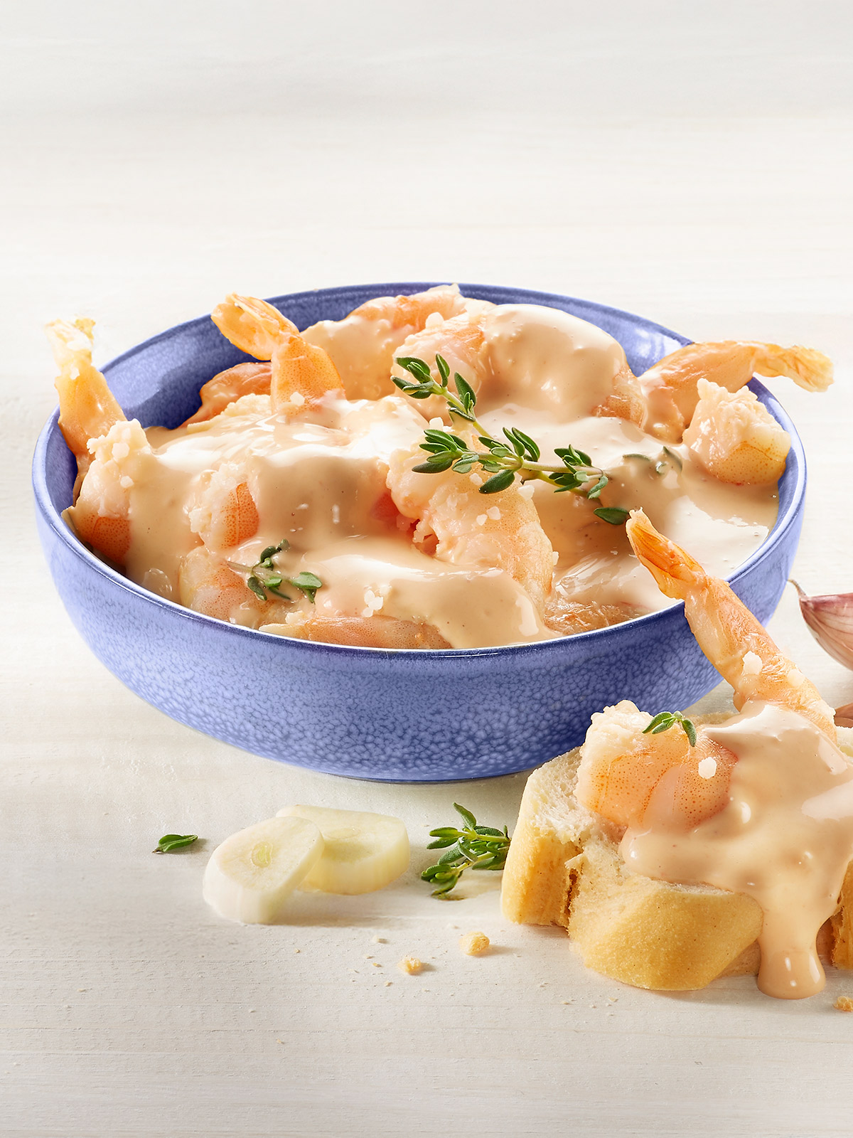 Riesengarnelen in Aioli 