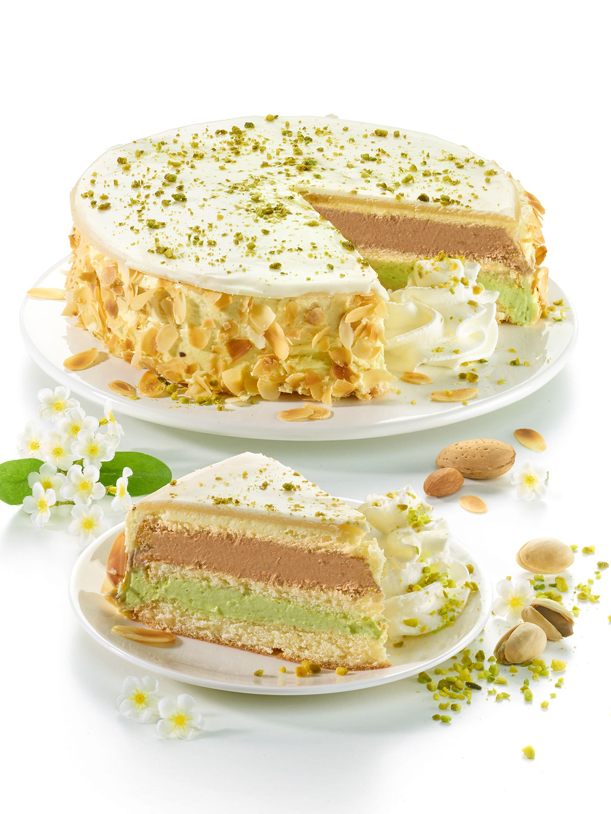 Pistaziencreme-Torte