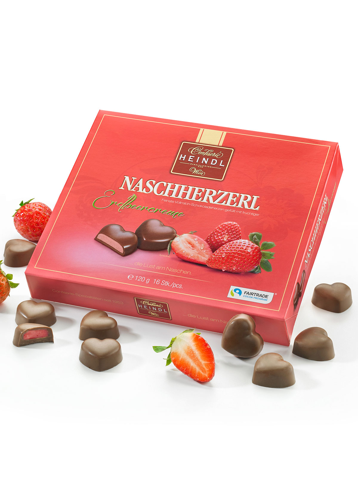 Naschherzerl „Erdbeercreme“