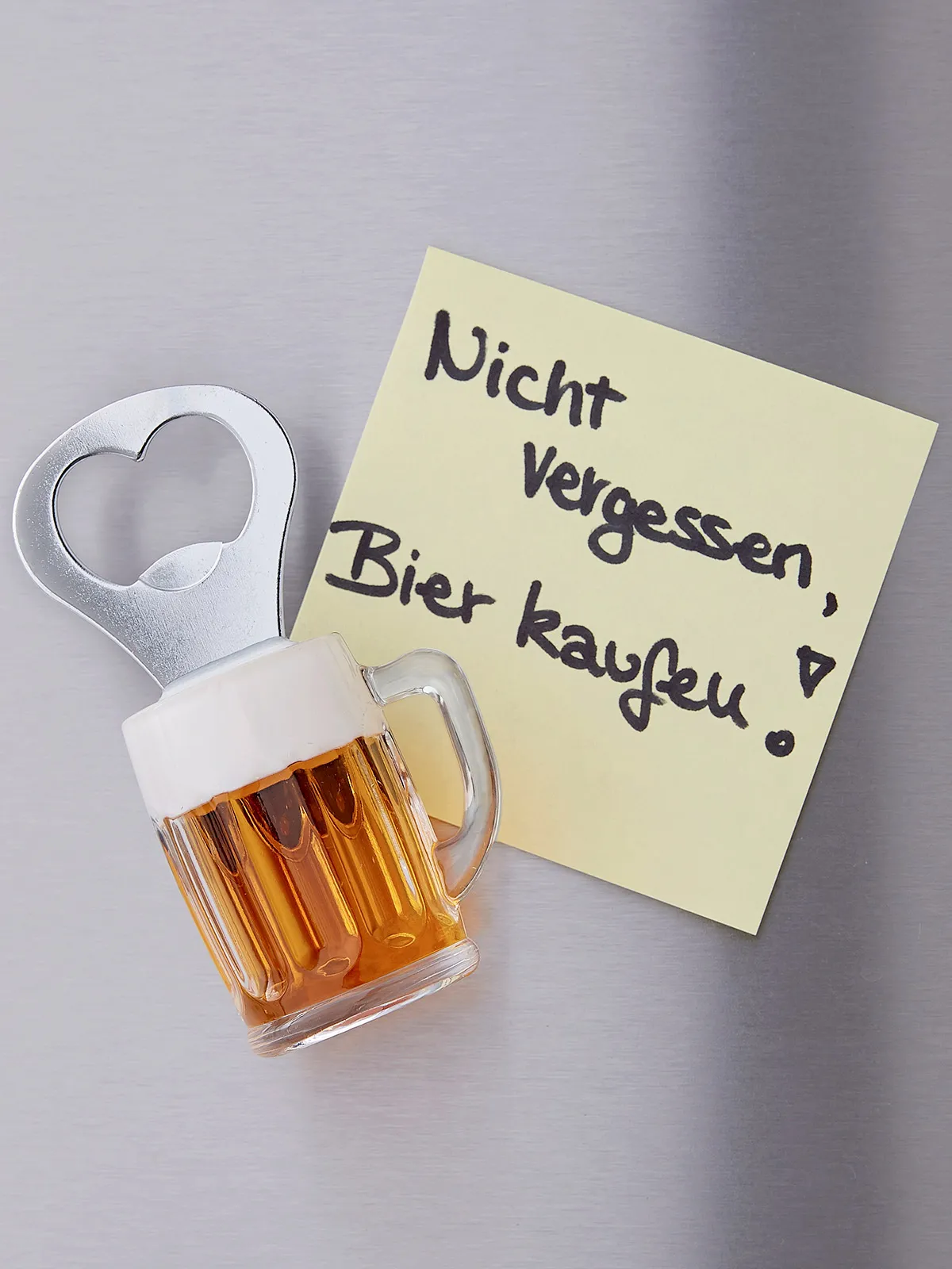 Magnet-Flaschenöffner „Bierglas“