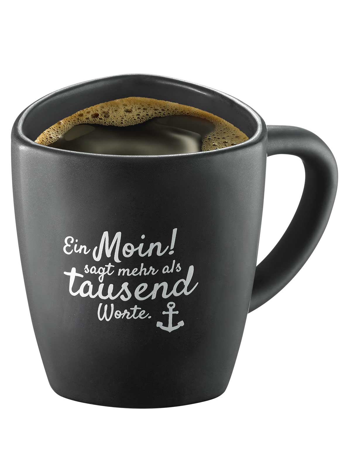 Moin! Kaffeebecher „Tausend Worte“
