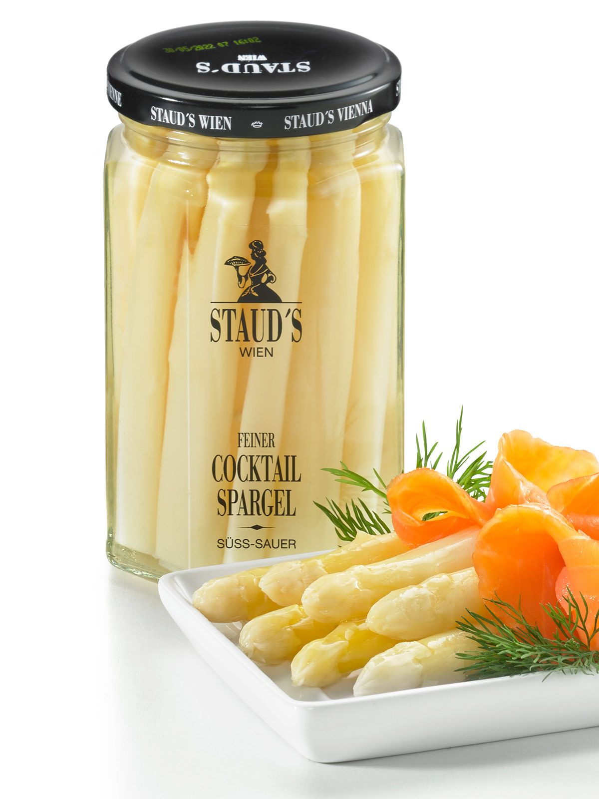 Cocktail-Spargel, süß-sauer