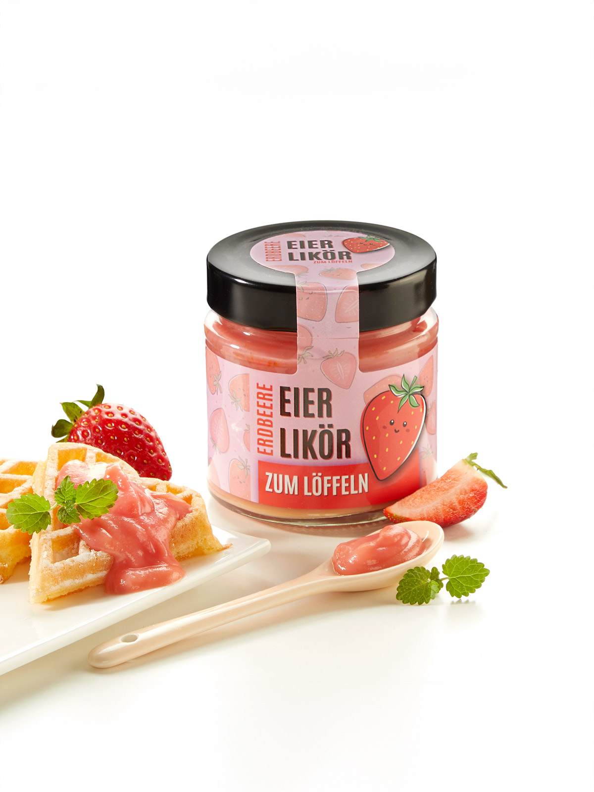 Erdbeer-Eierlikör zum Löffeln | 105684 Erdbeer-Eierlikör zum Löffeln | 105684