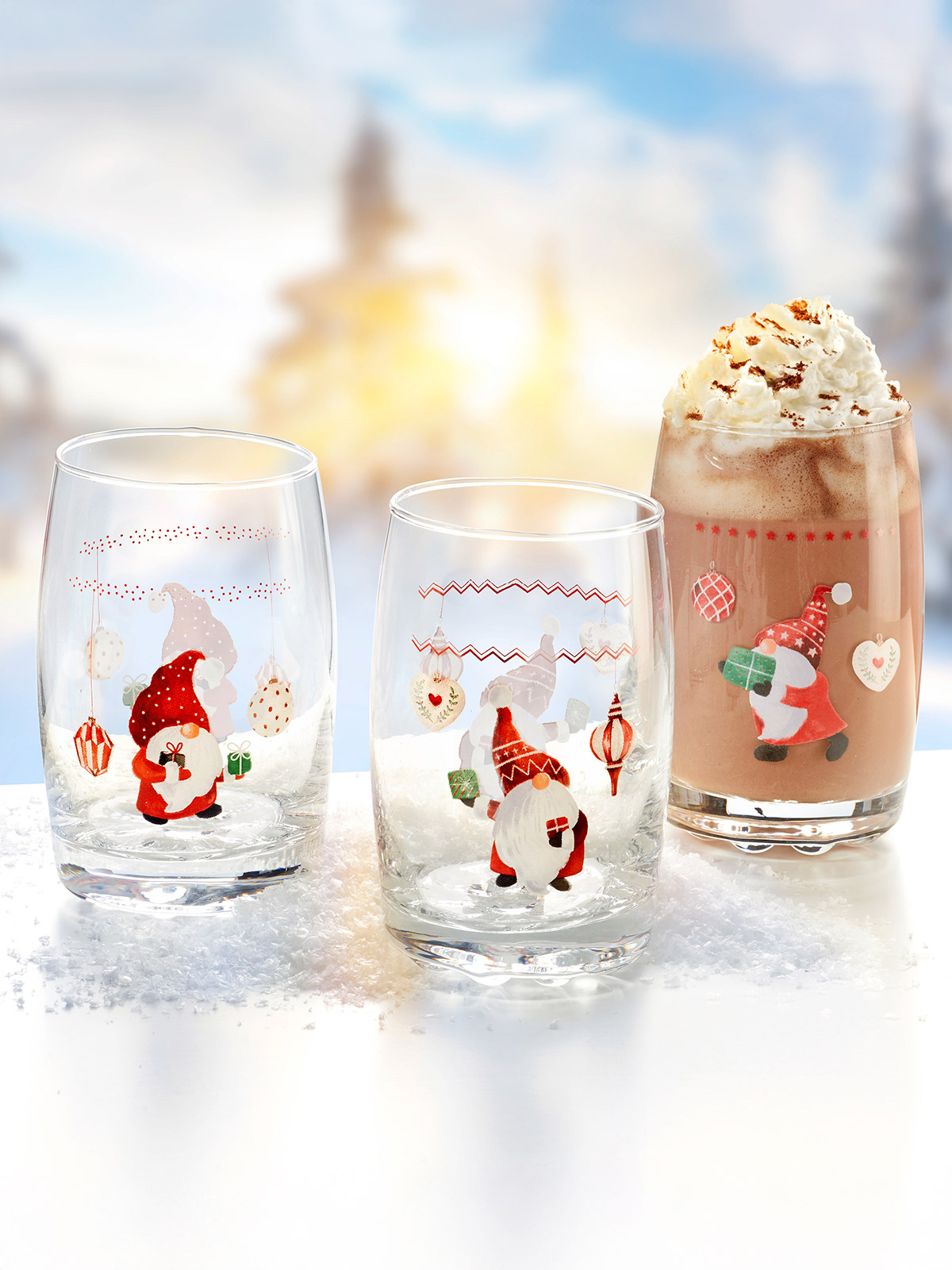Gläser-Trio „Winterwichtel“