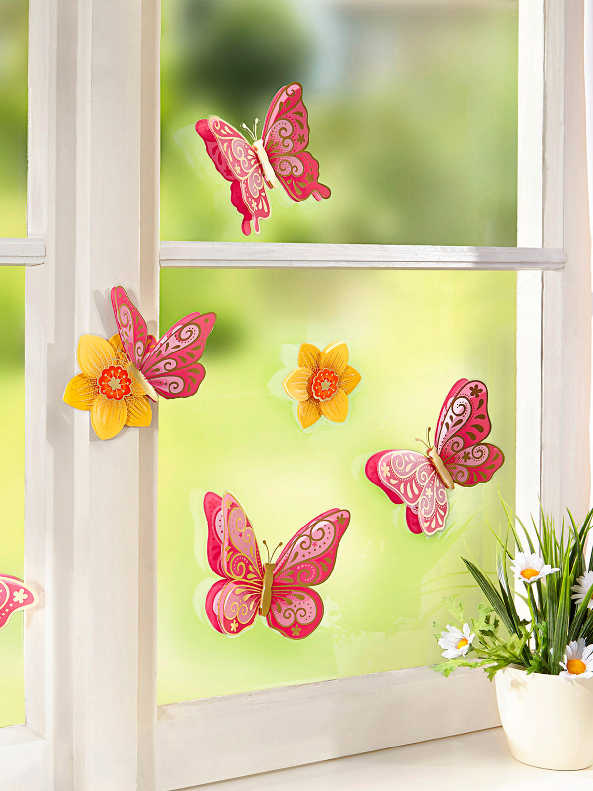 3D-Fenstersticker „Schmetterling“