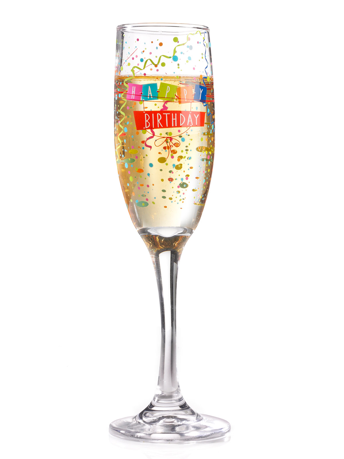 Sektglas „Happy Birthday“