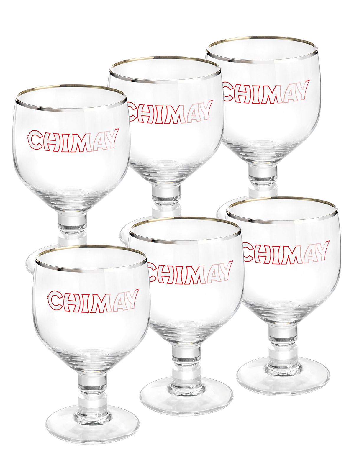 Bierkelche, 6er "Chimay"