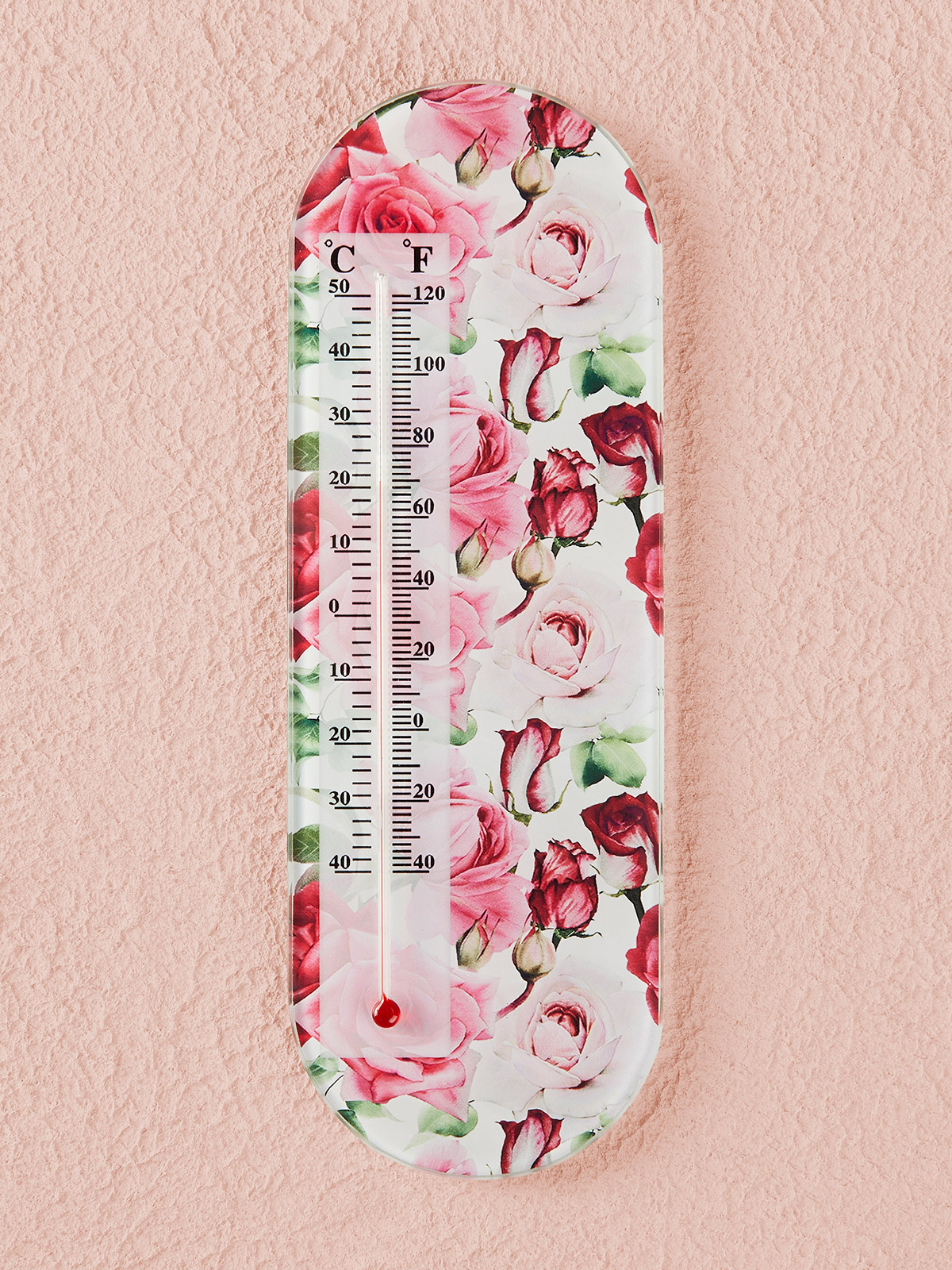 Glasthermometer „Rosenzauber“