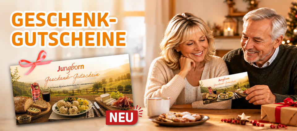 Jungborn Geschenkgutschein als Weihnachtsgeschenk für besondere Genussmomente