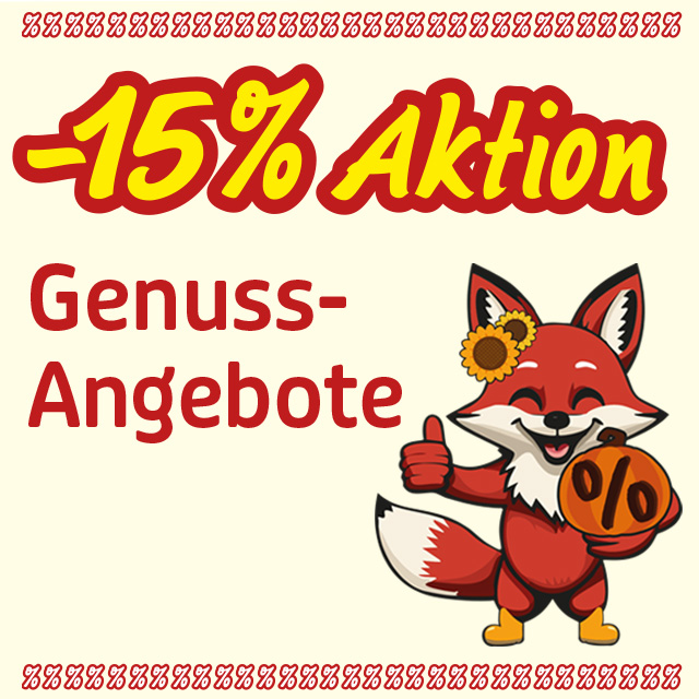 -15% Aktion: 10 Genuss-Angebote