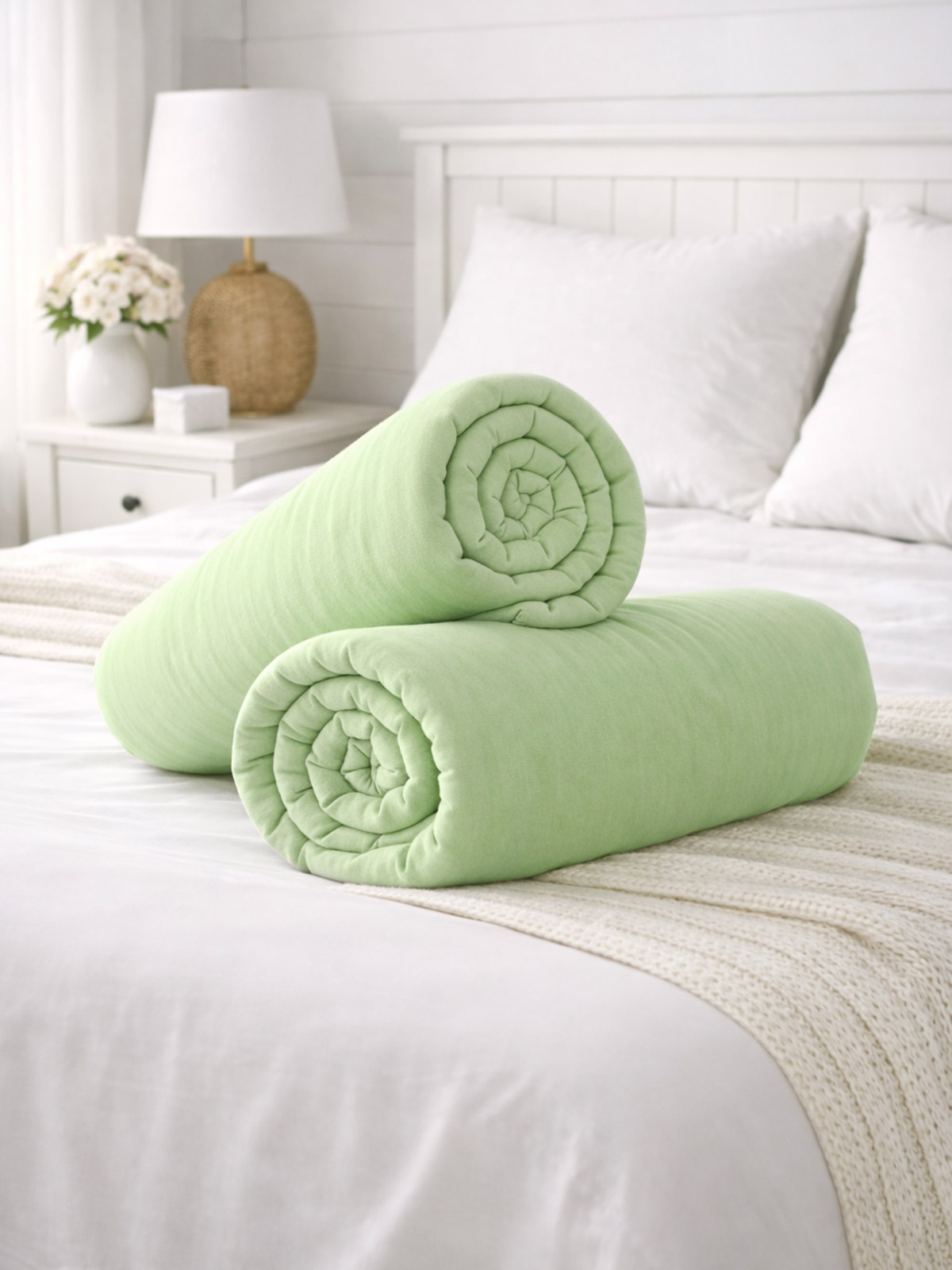 Spannbettlaken „Leni“, Grün