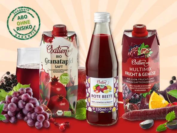Saft-Abo Angebot mit 10 € Gutschein und verschiedenen Fruchtsäften abschließen