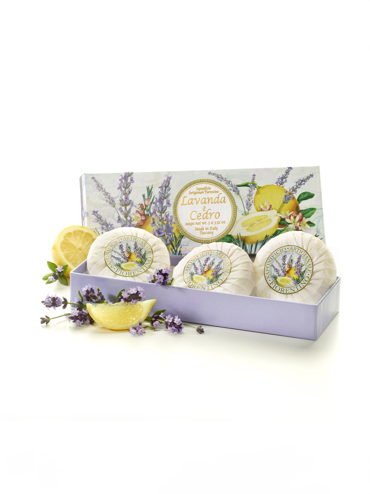Toskanische Seife „Zitrone & Lavendel“