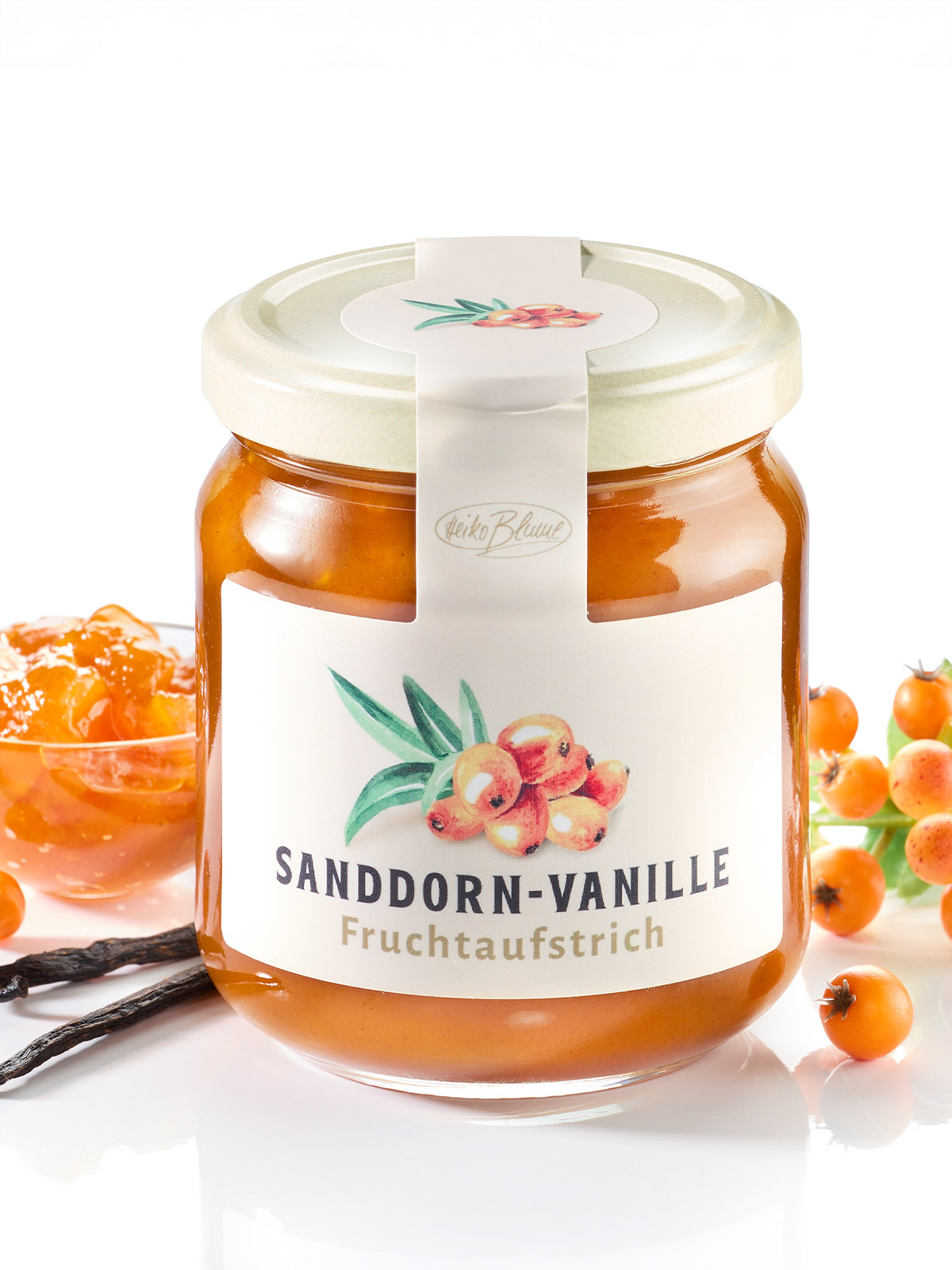Sanddorn-Vanille-Fruchtaufstrich