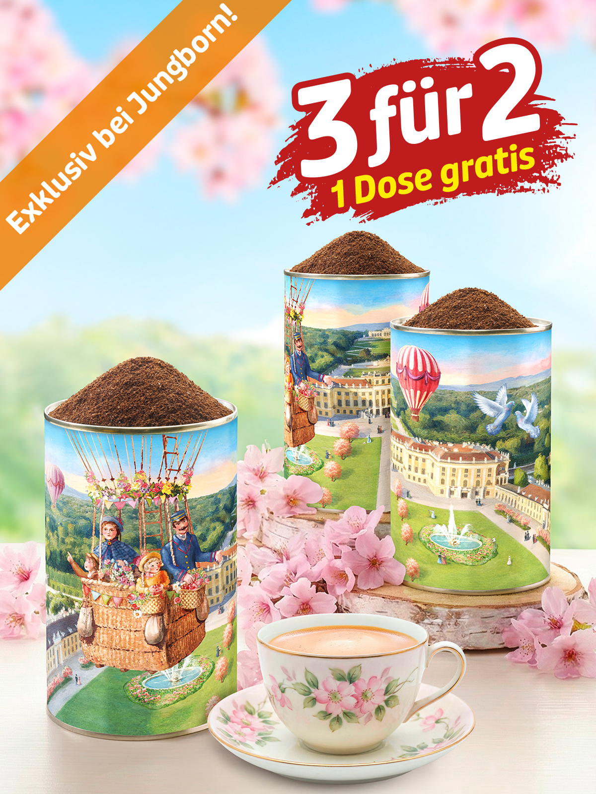 „3 für 2“ Festkaffee „Schönbrunn“ 