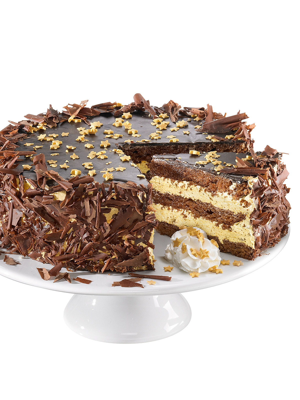 Weihnachts-Cremetorte