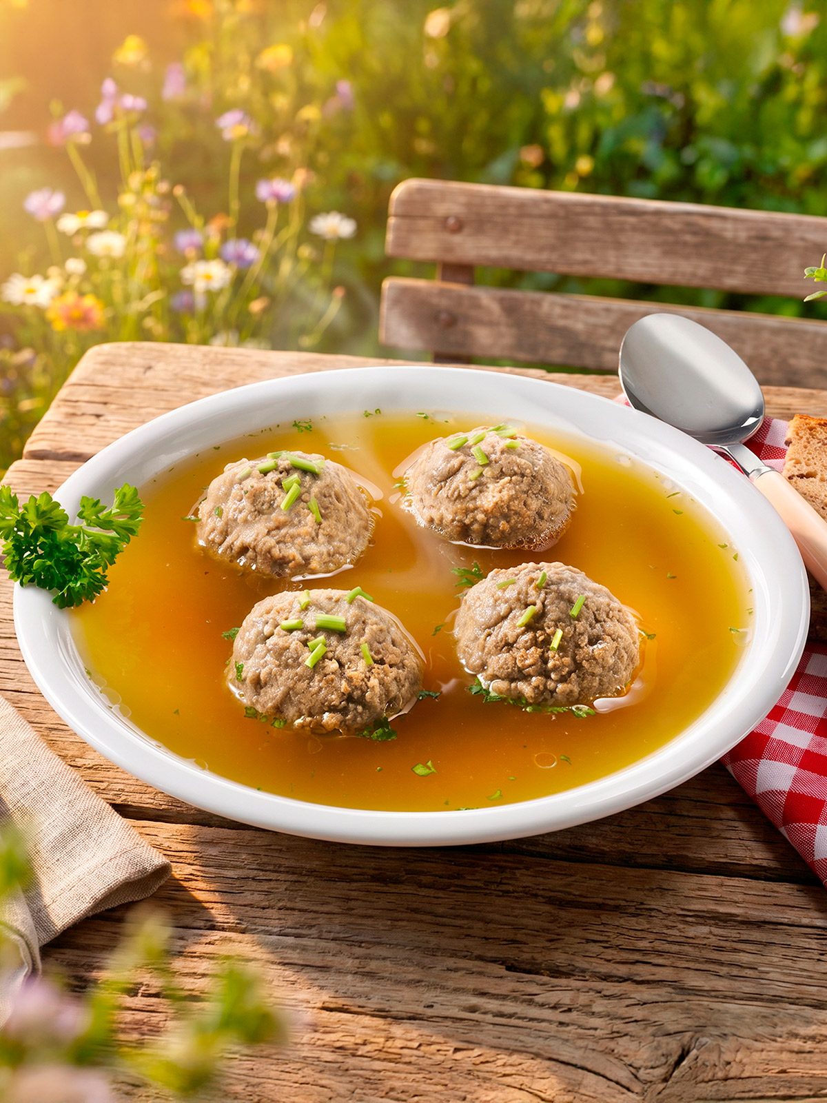 Leberknödel-Suppe