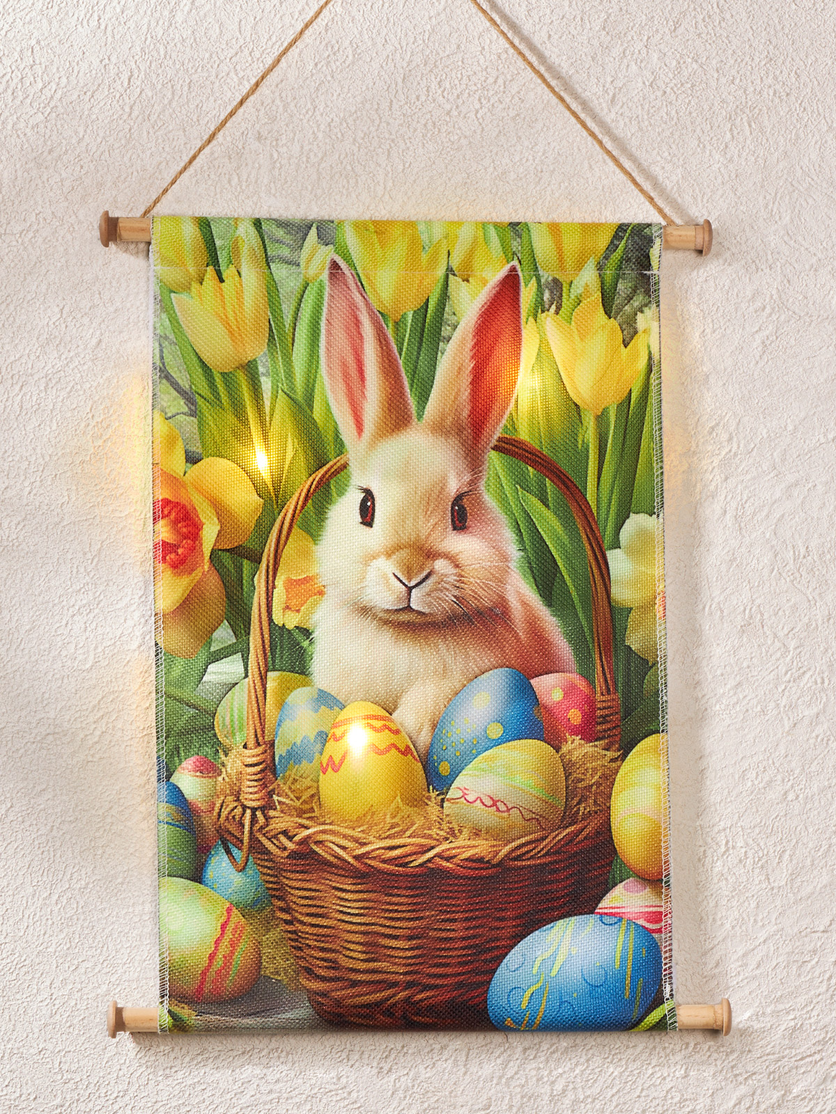 LED-Hänger „Häschen im Korb“ LED-Hänger „Häschen im Korb“