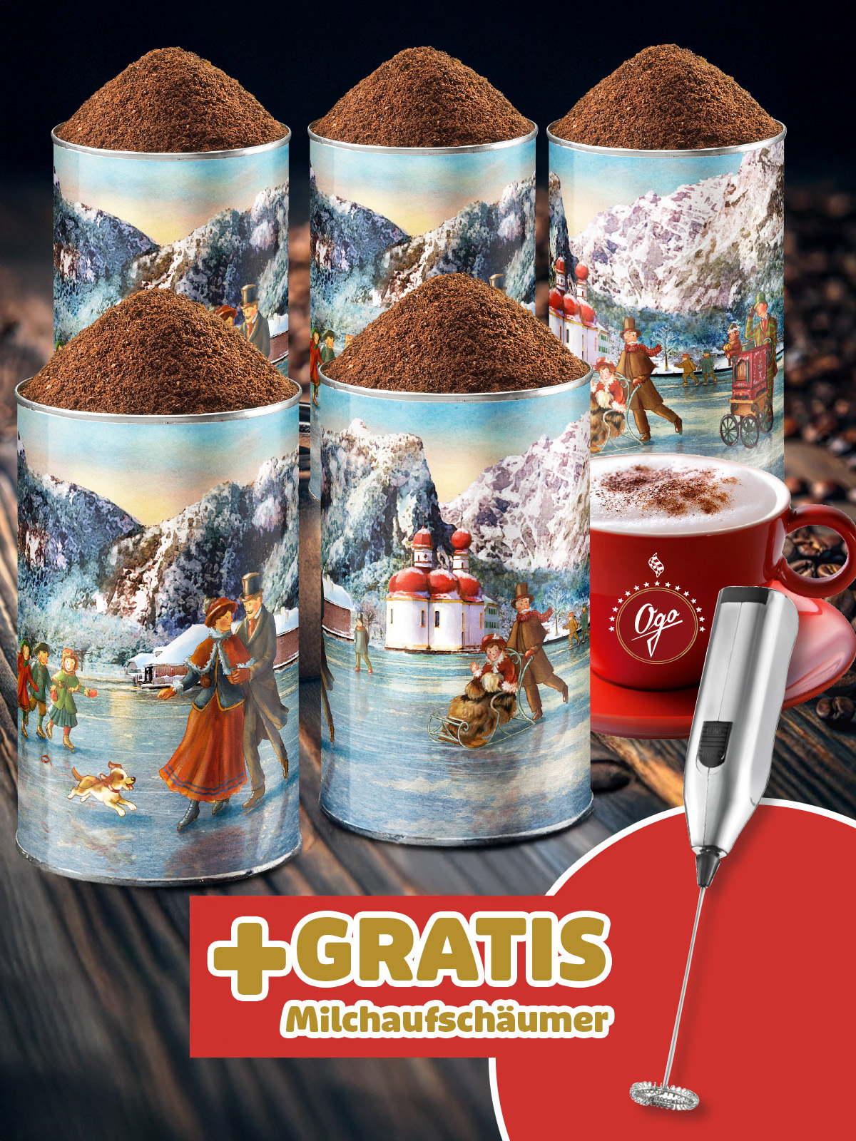 Jubiläums-Set „Milchkaffee“