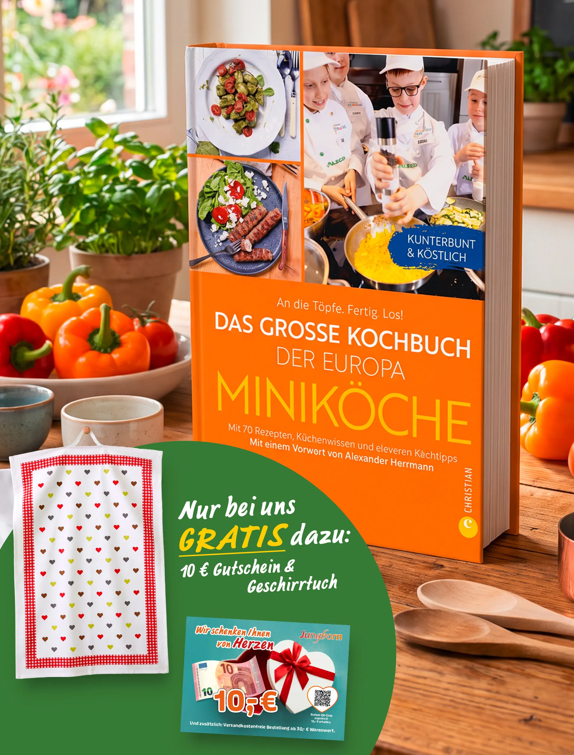 Kochbuch „An die Töpfe, fertig, los!“