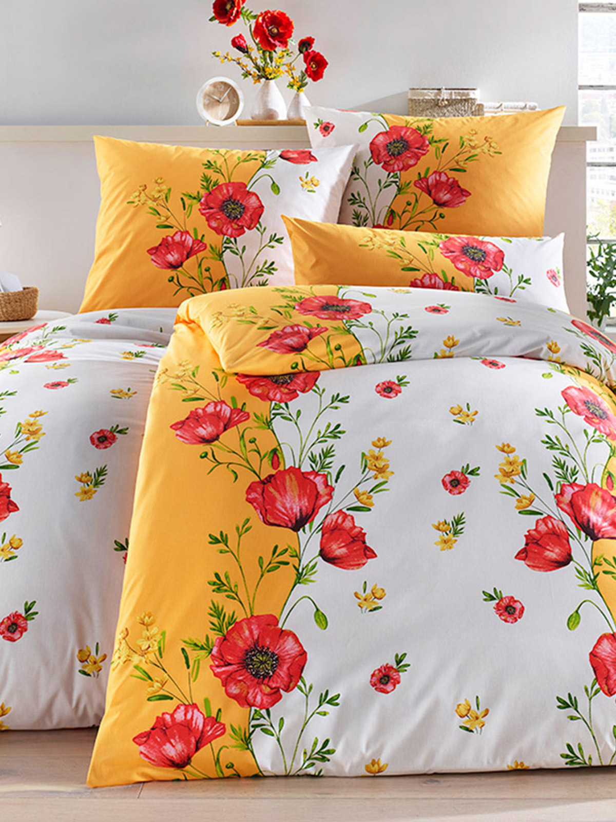 Bettwäsche-Set „Kerstin“ | 40x80, 135x200 cm | Renforce