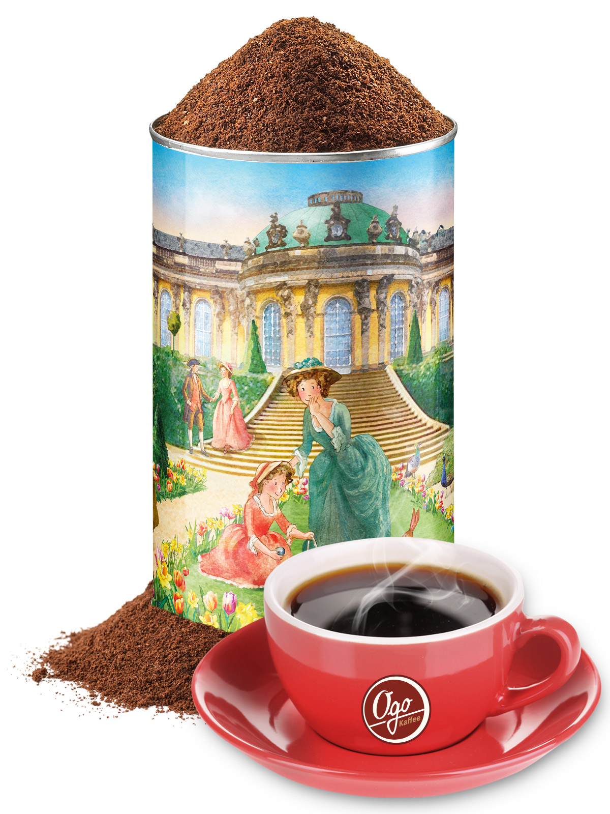 Festkaffee, gem. in Künstlerdose