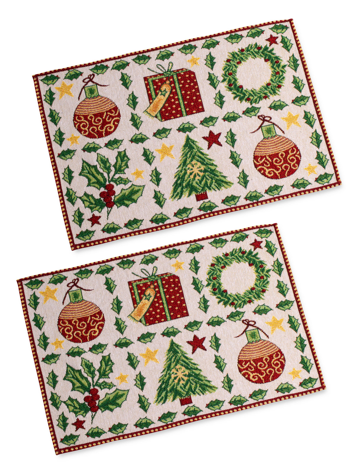 Platzset-Duo „Weihnachts-Mix“