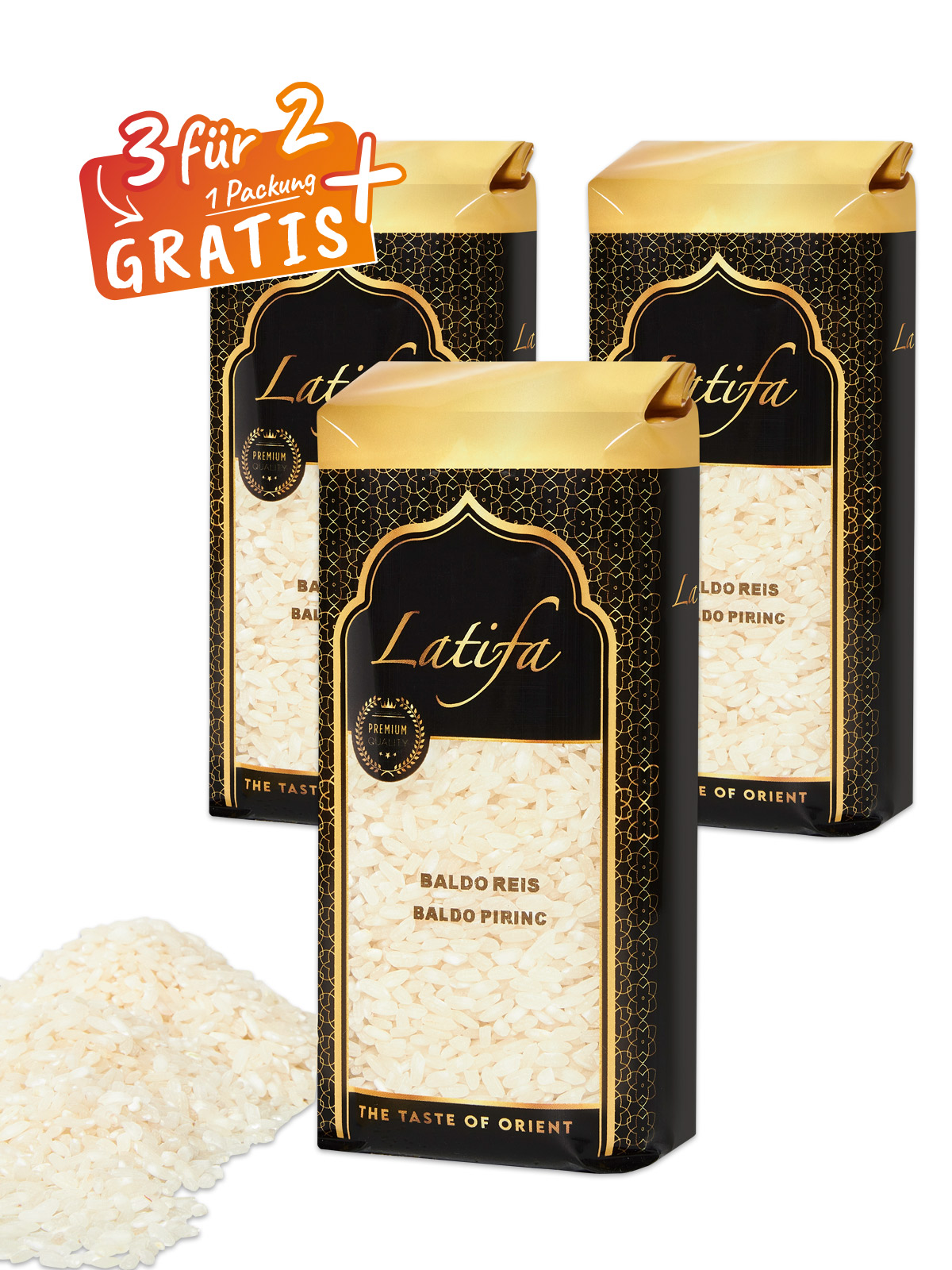 „3 für 2“ Baldo Risotto-Reis „3 für 2“ Baldo Risotto-Reis