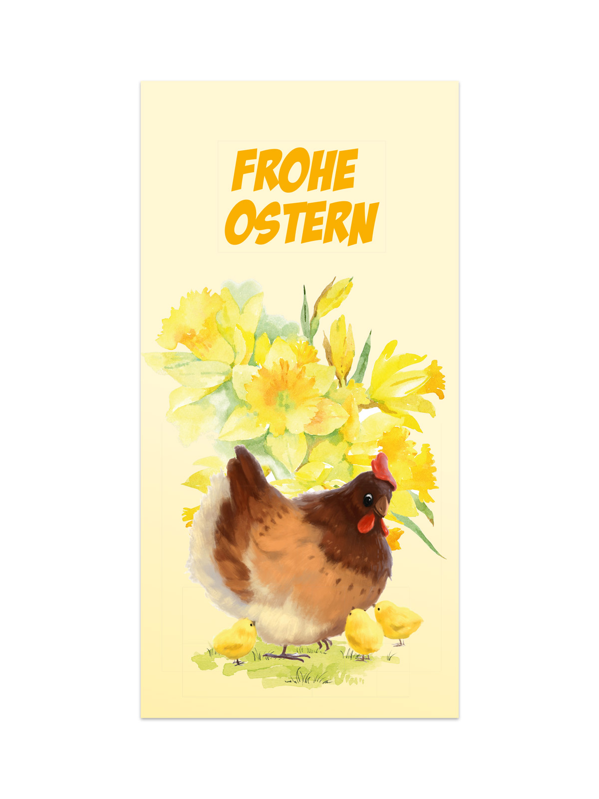 Grußkarte „Frohe Ostern“ Grußkarte „Frohe Ostern“
