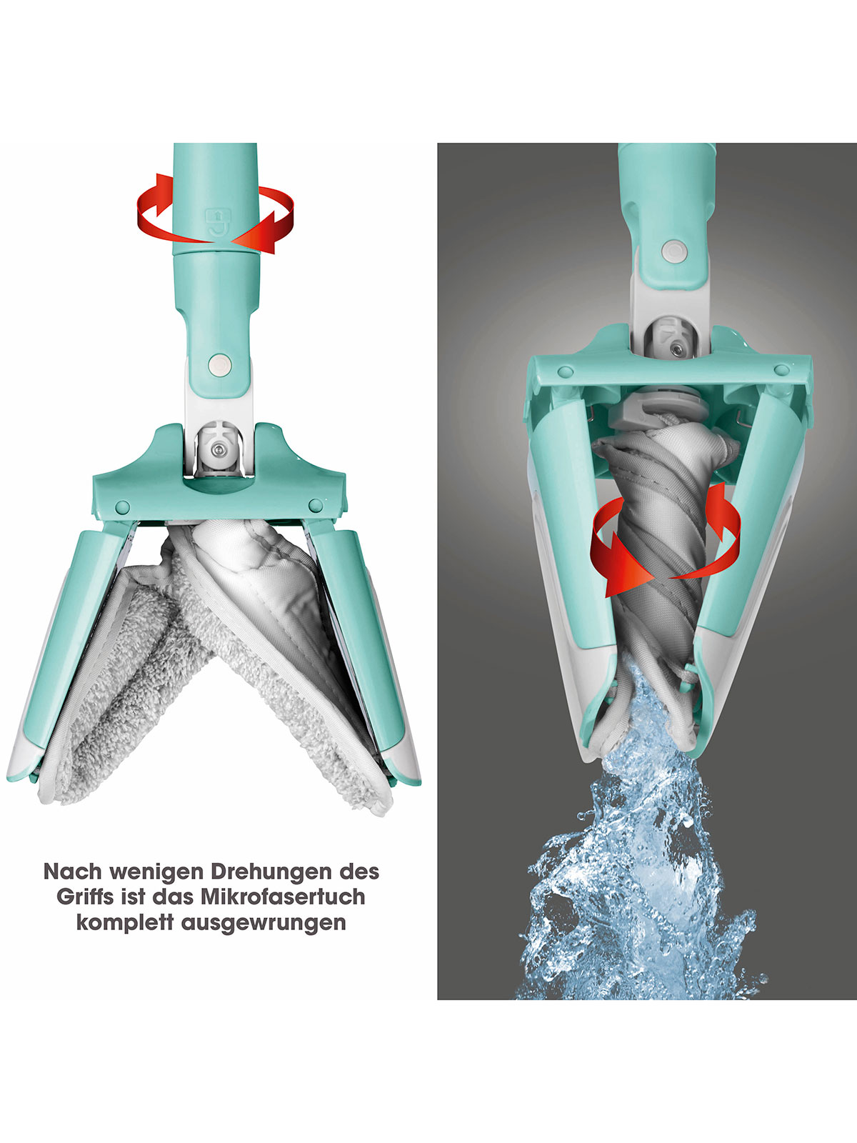 CLEANmaxx Wischmopp Twist and Go