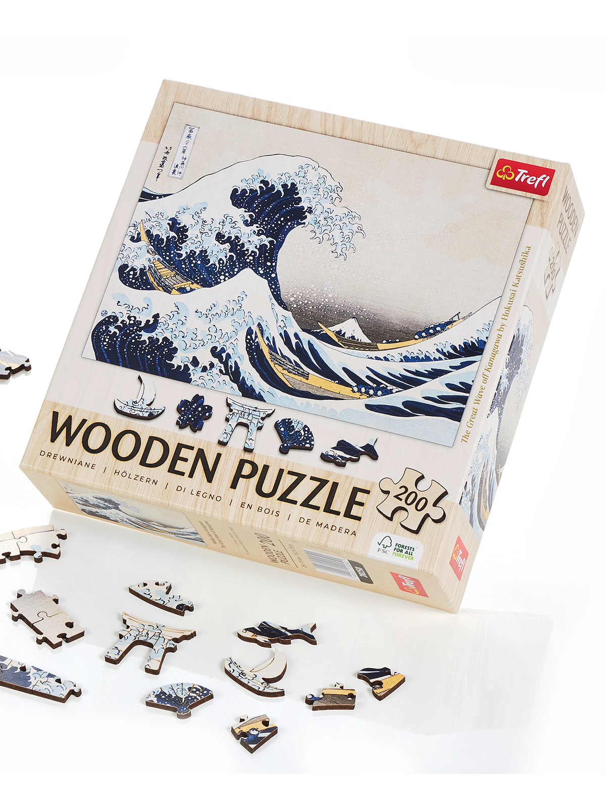 Holz-Puzzle „Die große Welle“