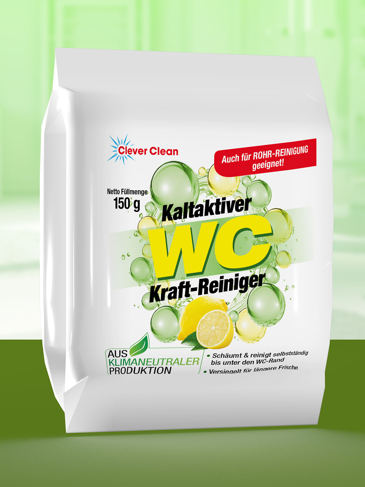 WC-Kraftschaum im Portionsbeutel