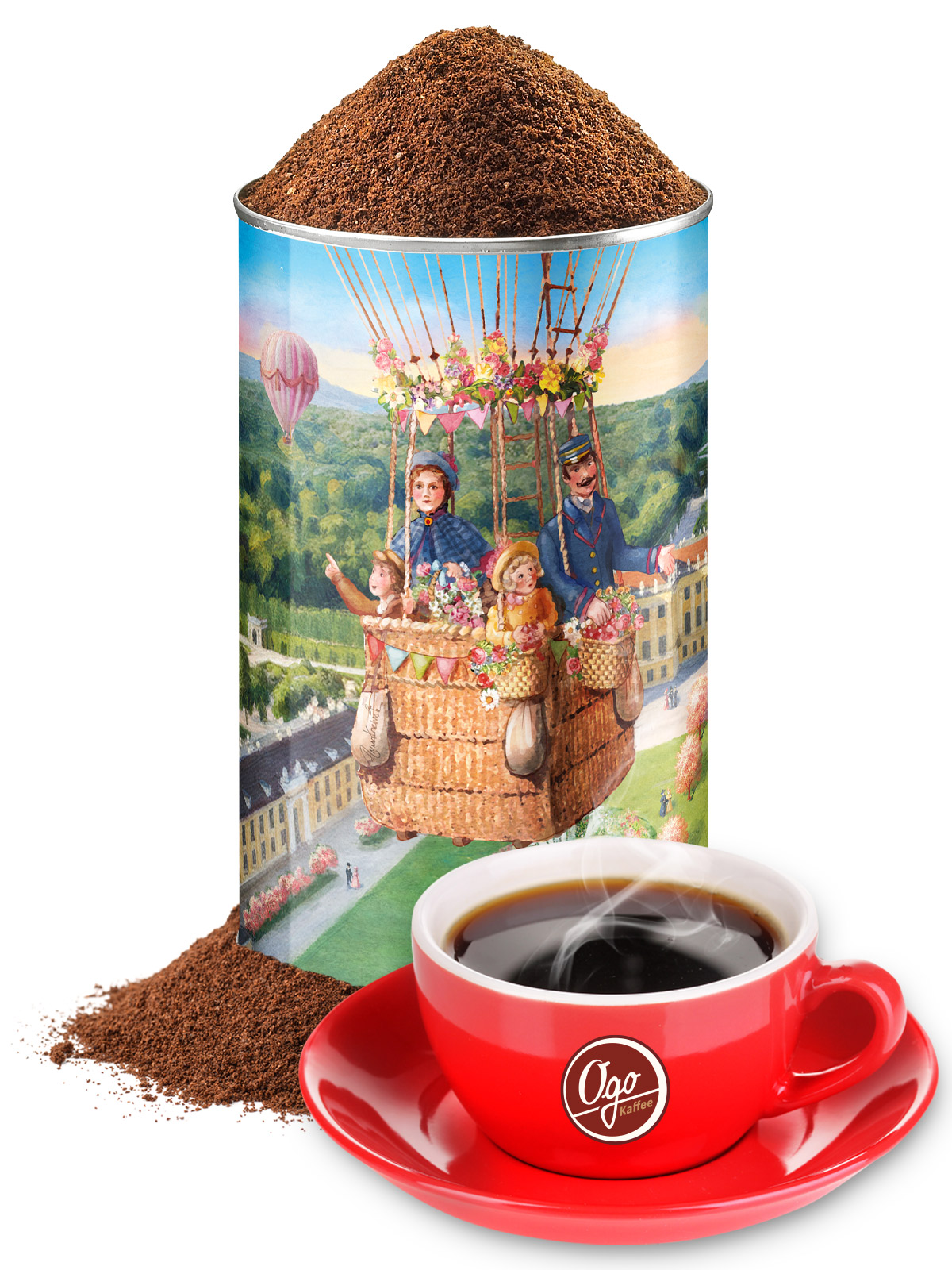 Festkaffee, gem. in Künstlerdose