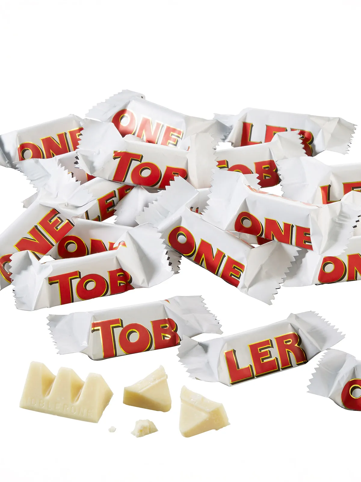 Weiße Toblerone-Minis