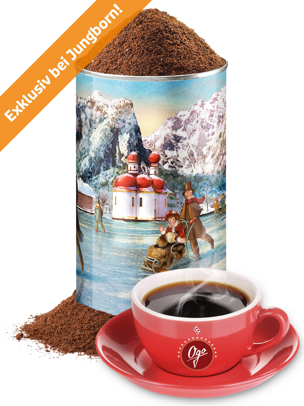 Festkaffee, gem. in Künstlerdose