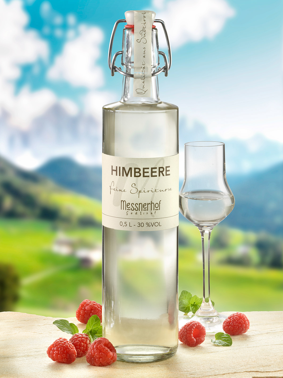 Feine Spirituose „Himbeere“