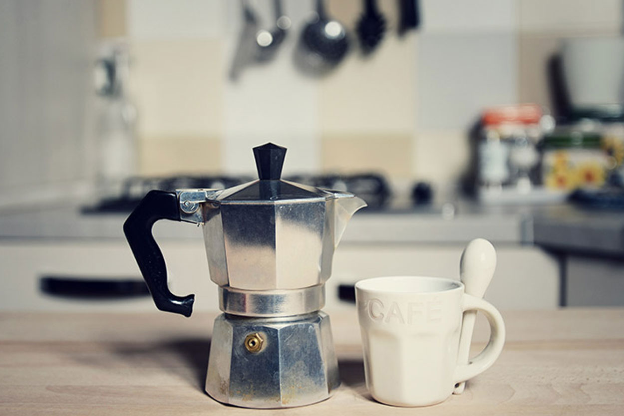 Alter Espressokocher