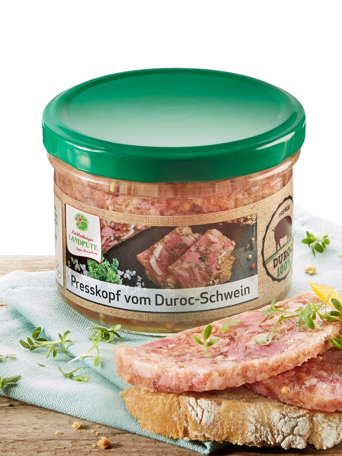 Presskopf vom Duroc 