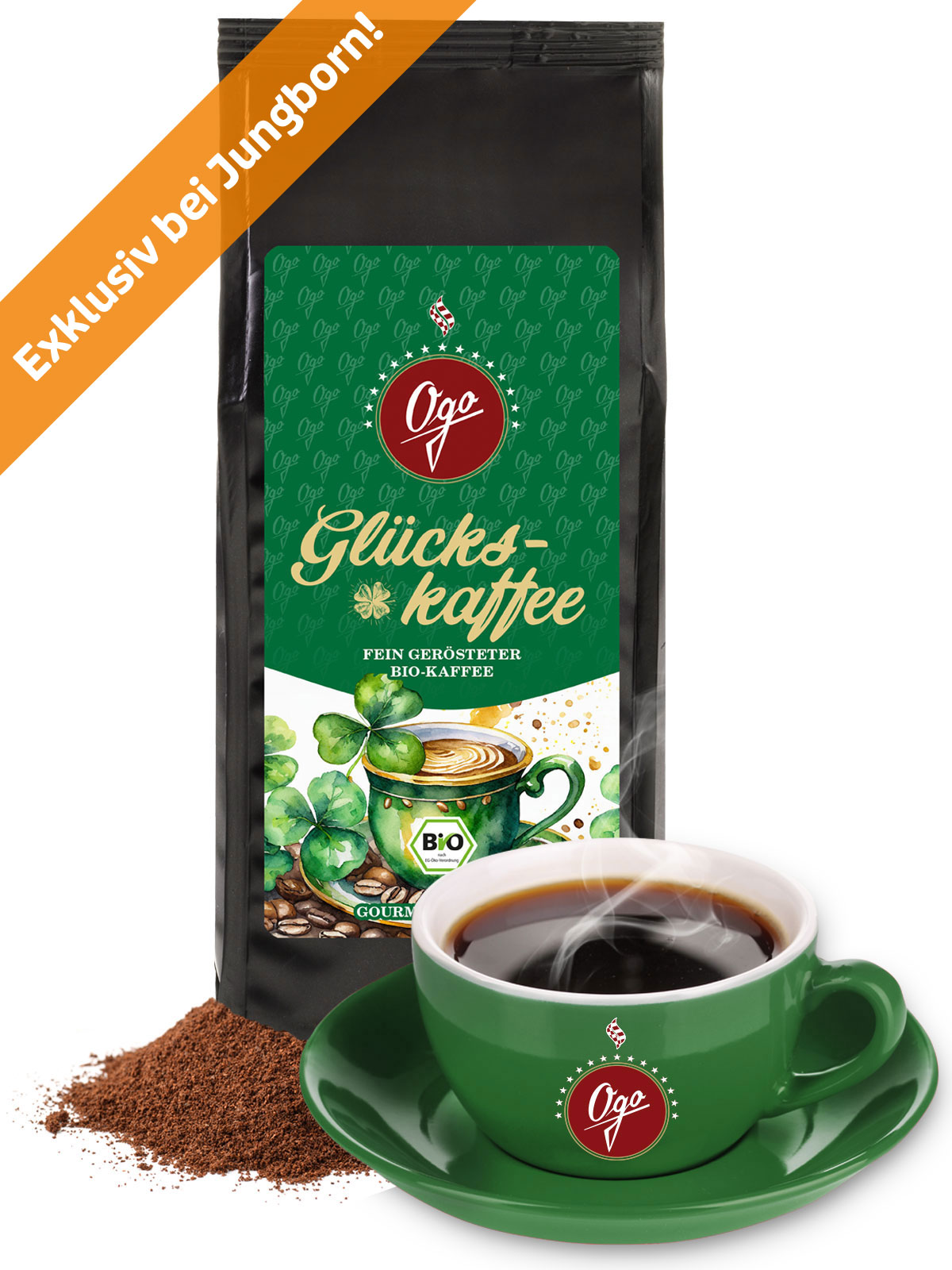 BIO Ogo Glückskaffee, gemahlen