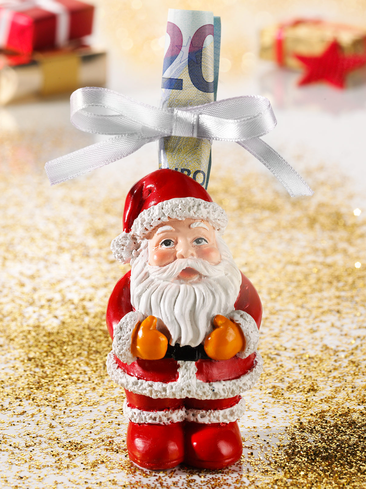 Geldgeschenk-Deko „Weihnachtsmann“