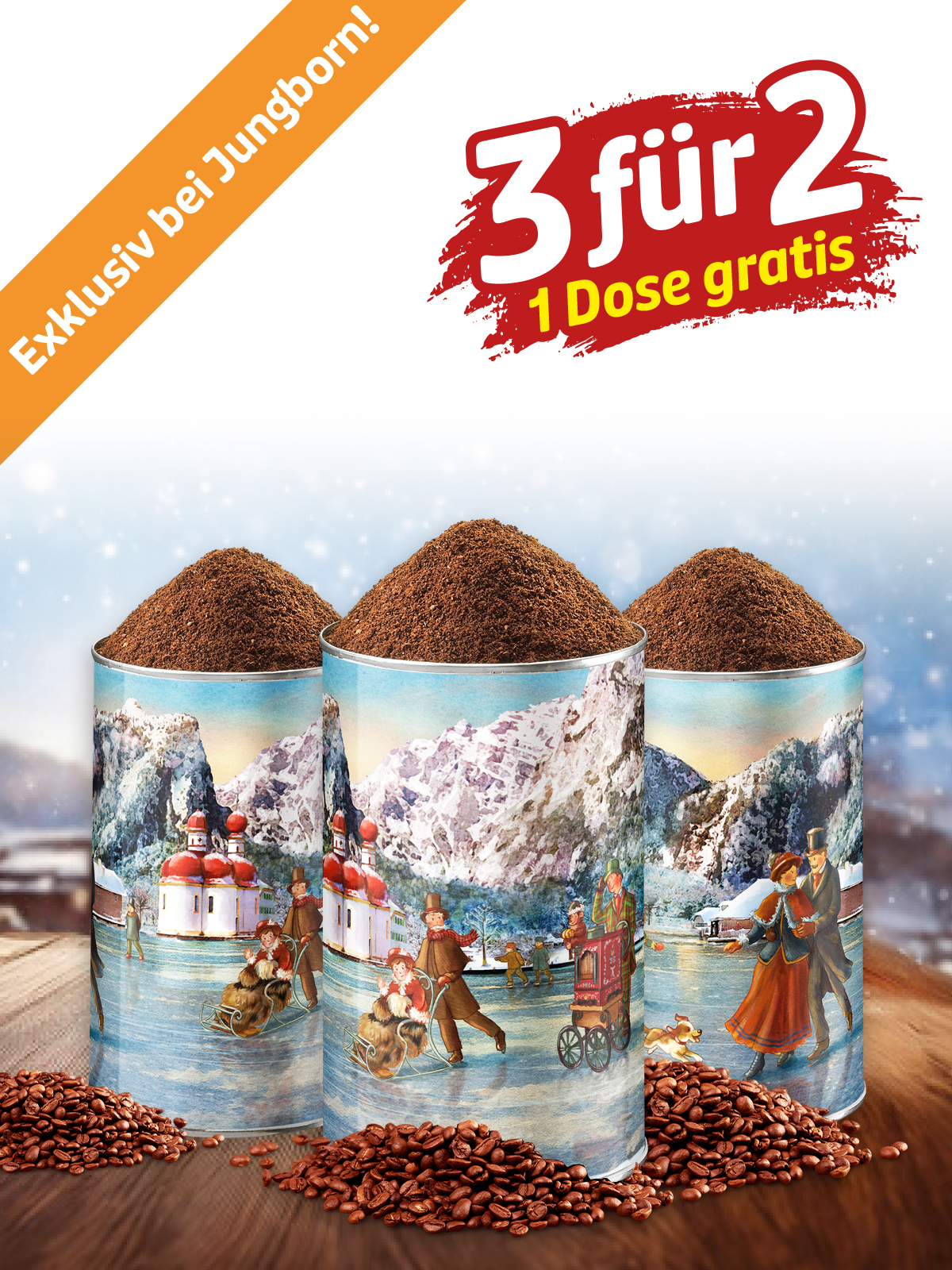 „3 für 2“ Festkaffee „Königssee“