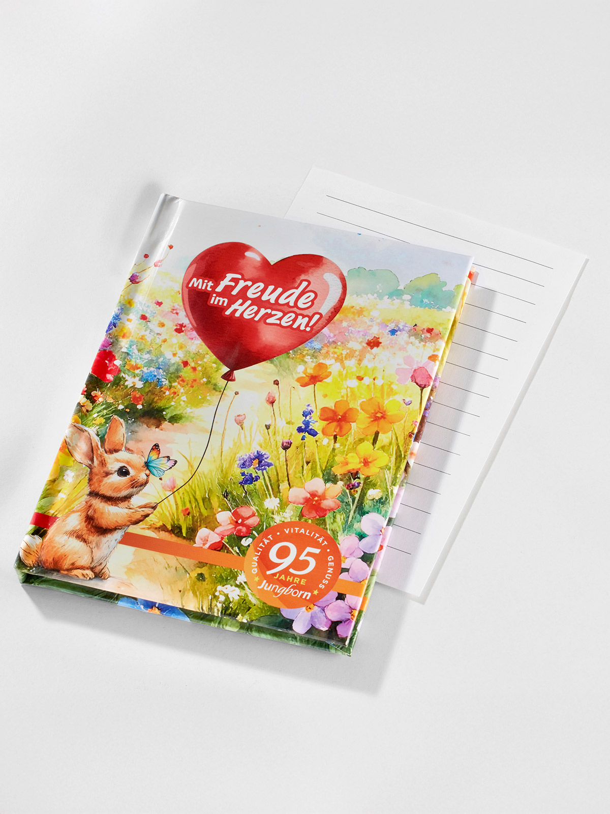 Notizbuch „Freude im Herzen“