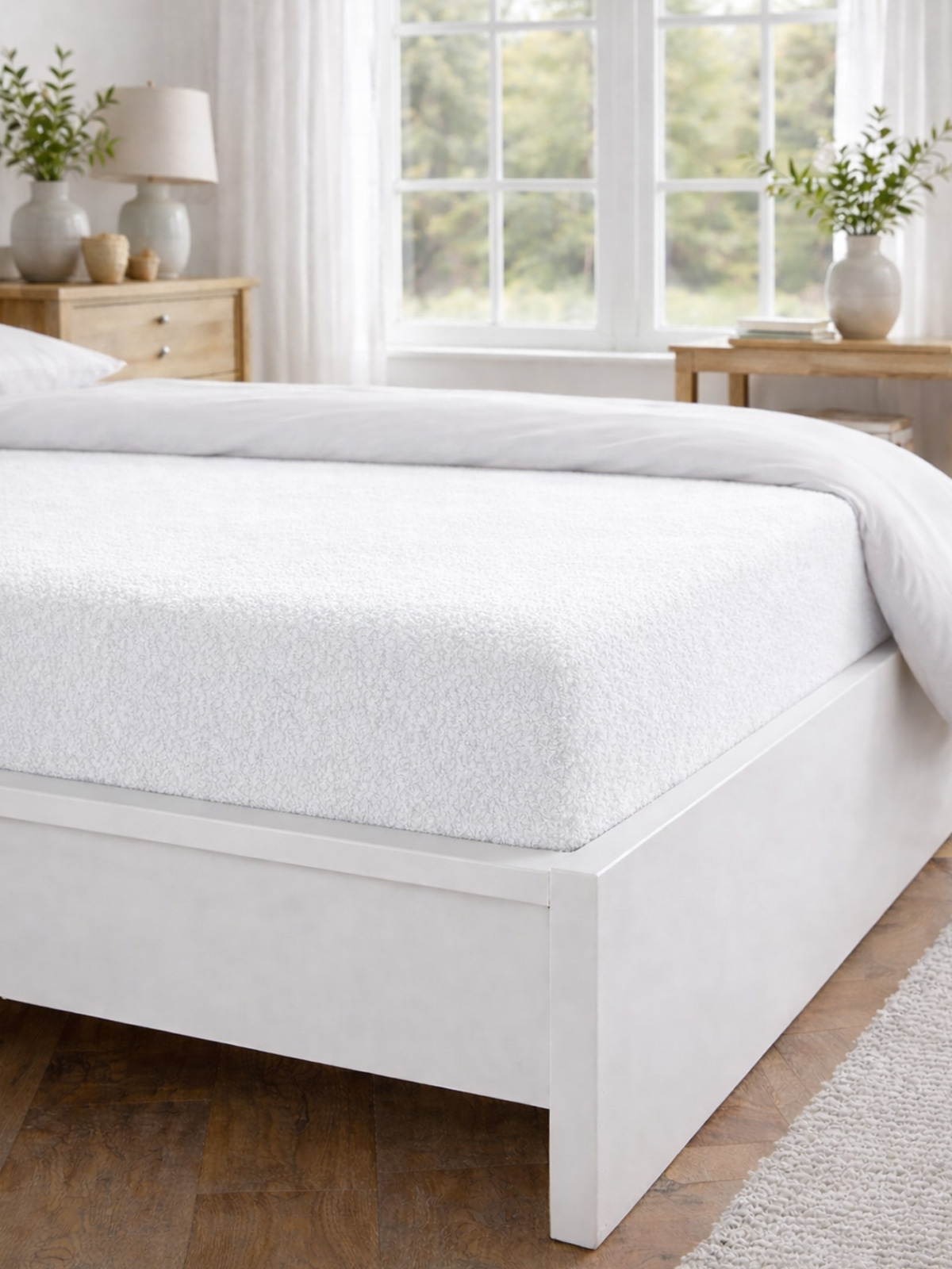 Spannbettlaken „Stella“ , Weiß